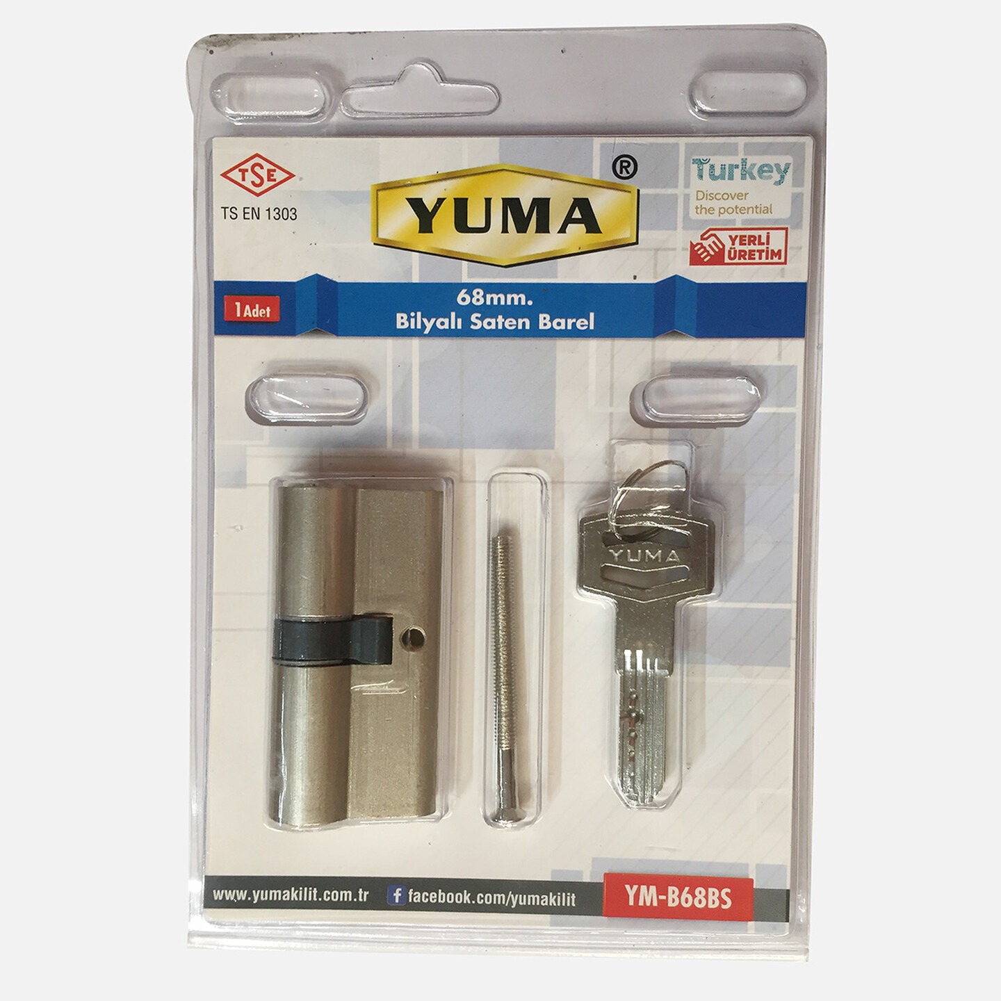 YUMA BİLYALI BAREL SATEN 68 MM